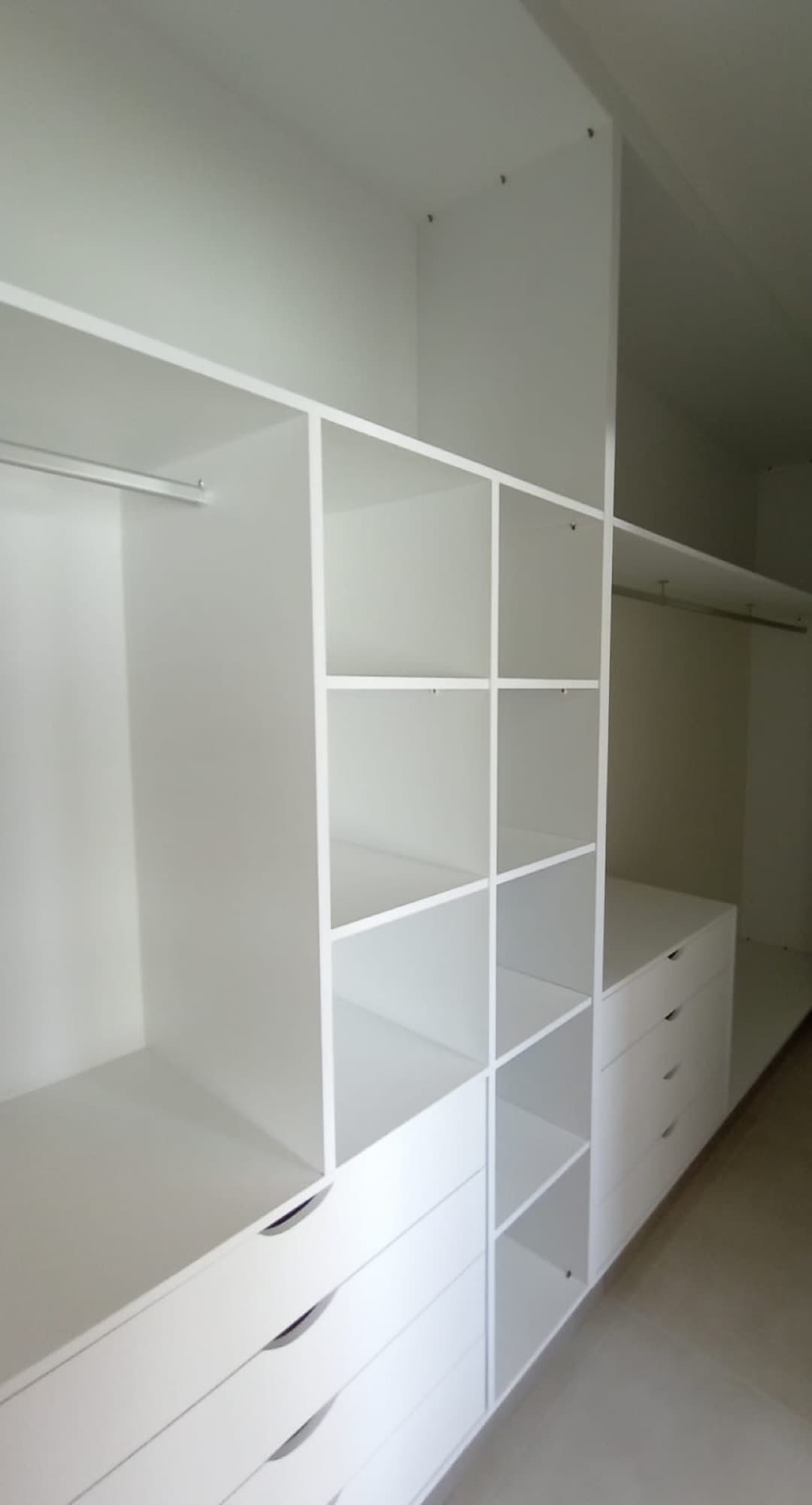 Closet planejado - projeto Sophia Móveis